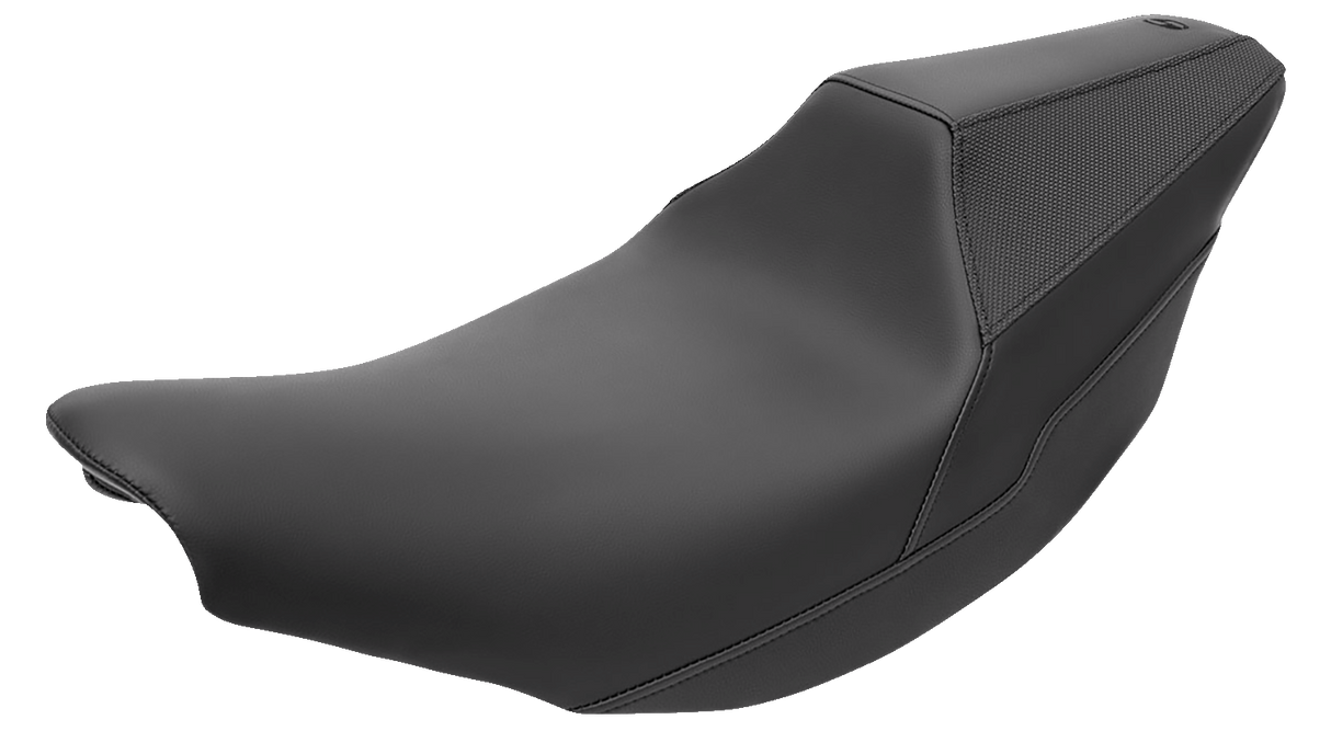 SADDLEMEN Carey Hart Signature Series Seat - Black w/ Black Stitching - Indian '14-'24 I14-07-HART