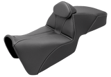 SADDLEMEN Adventure Tour Seat - w/ Backrest - Black - Pan Am '21-'24 821-34-200BR