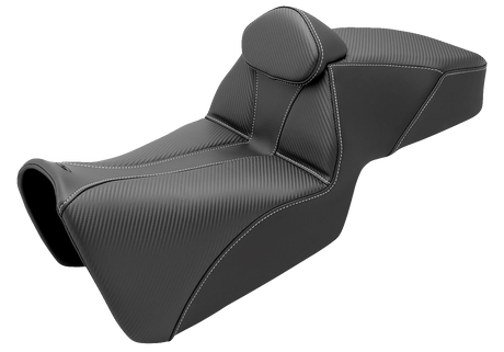 SADDLEMEN Adventure Tour Seat - w/ Backrest - Black - Pan Am '21-'24 821-34-200BR