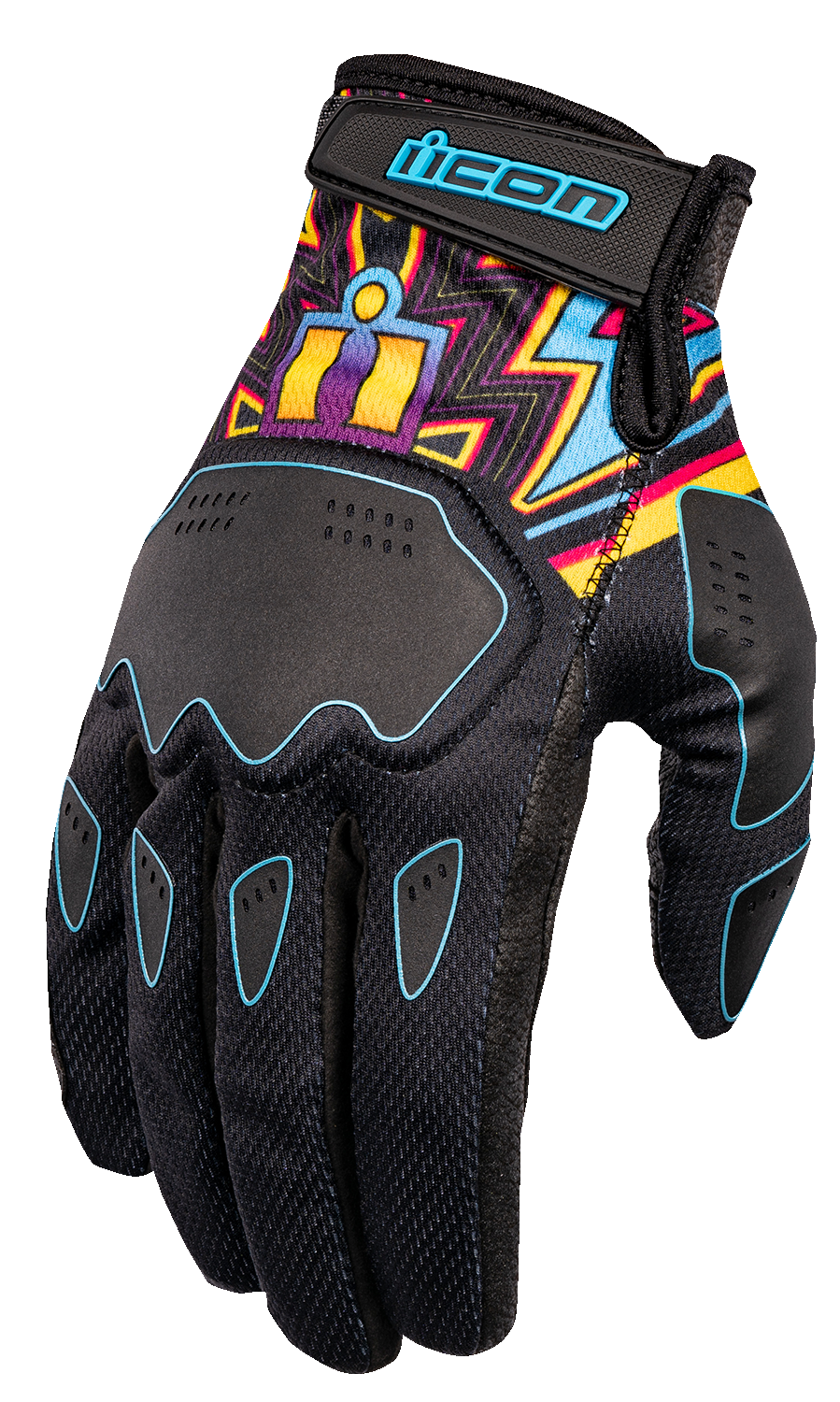 ICON Hooligan Lucky Lid™ Gloves - Black - Medium 3301-4642