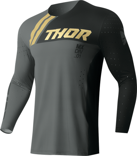 Thor Prime Drive Jersey - Black/Gray - Medium 2910-7467 - Cycle City Outdoors