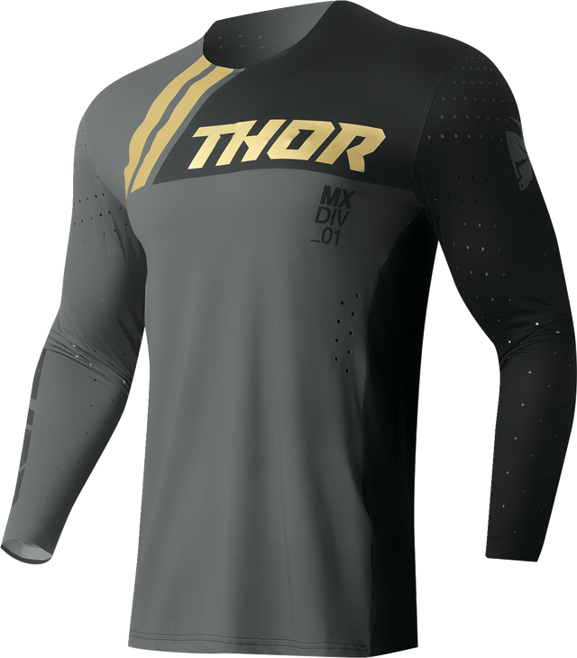 Thor Prime Drive Jersey - Black/Gray - Medium 2910-7467 - Cycle City Outdoors