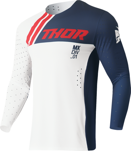Thor Prime Drive Jersey - Navy/White - Small 2910-7471 - Cycle City Outdoors