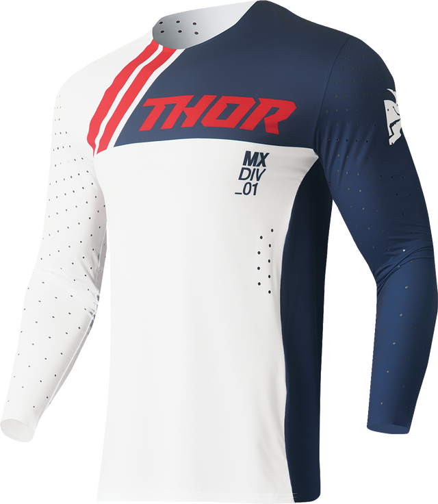 Thor Prime Drive Jersey - Navy/White - Small 2910-7471 - Cycle City Outdoors