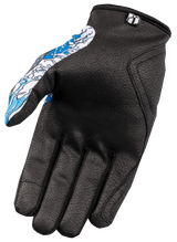 ICON Hooligan™ Dino Fury Gloves - Blue - 2XL 3301-4639