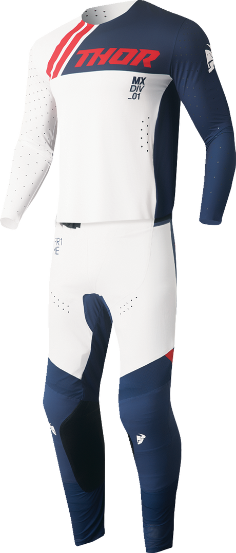 Thor Prime Drive Jersey - Navy/White - Small 2910-7471 - Cycle City Outdoors