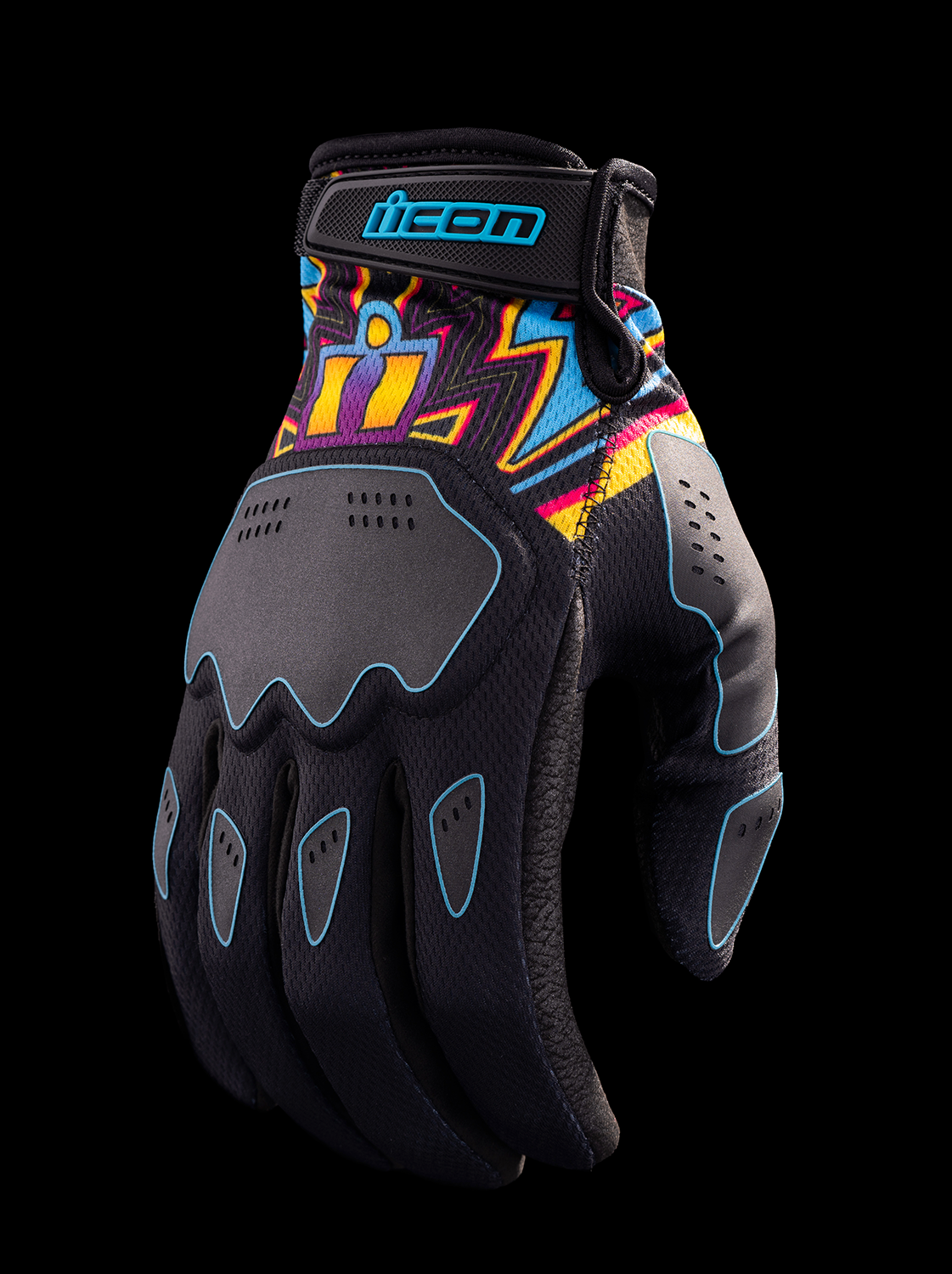 ICON Hooligan™ Lucky Lid Gloves - Black - Small 3301-4641
