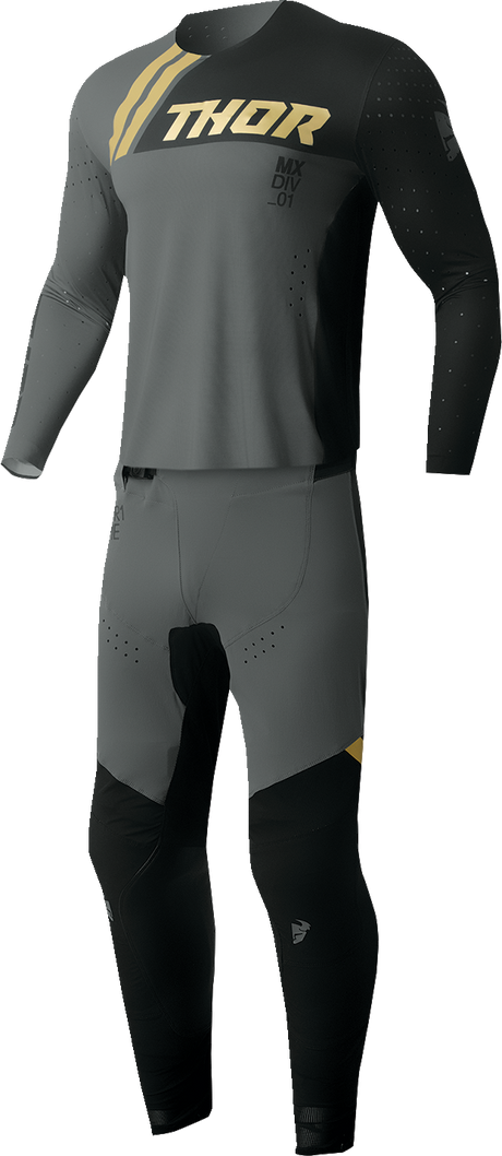 Thor Prime Drive Jersey - Black/Gray - Medium 2910-7467 - Cycle City Outdoors