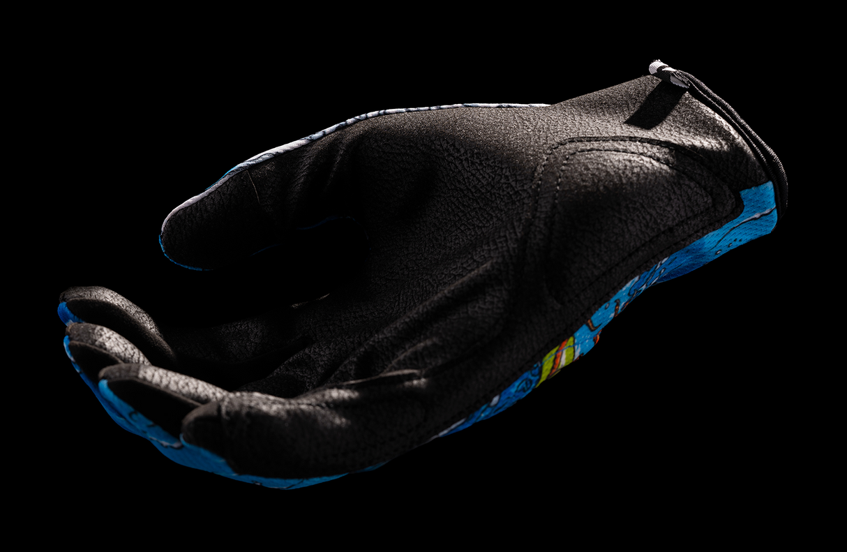 ICON Hooligan™ Dino Fury Gloves - Blue - XL 3301-4638