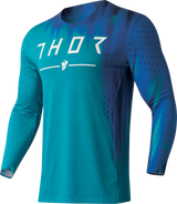 Thor Prime Freeze Jersey - Aqua/Navy - XL 2910-7459 - Cycle City Outdoors