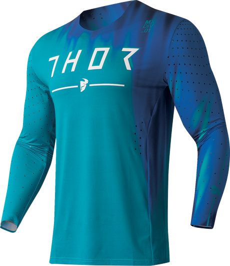 Thor Prime Freeze Jersey - Aqua/Navy - XL 2910-7459 - Cycle City Outdoors