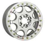 MOOSE UTILITY Wheel - 351X - 5-Lug/Beadlock - Front/Rear - Machined - 15x7 - 5/4.5 - 5+2 351BM157545CF64