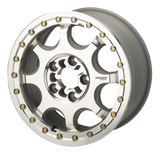MOOSE UTILITY Wheel - 351X - 5-Lug/Beadlock - Front/Rear - Machined - 15x7 - 5/4.5 - 5+2 351BM157545CF64