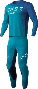 Thor Prime Freeze Jersey - Aqua/Navy - XL 2910-7459 - Cycle City Outdoors