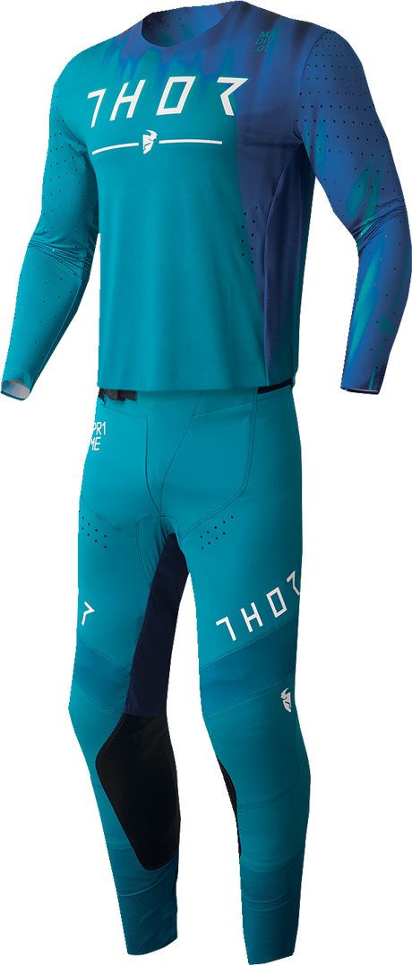 Thor Prime Freeze Jersey - Aqua/Navy - XL 2910-7459 - Cycle City Outdoors