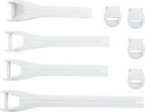 MOOSE RACING Qualifier Boot Strap Kit - White - Size 10-15 3430-1017 - Cycle City Outdoors