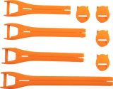 MOOSE RACING Qualifier Boot Strap Kit - Orange - Size 10-15 3430-1019 - Cycle City Outdoors