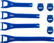 MOOSE RACING Qualifier Boot Strap Kit - Blue - Size 10-15 3430-1020 - Cycle City Outdoors