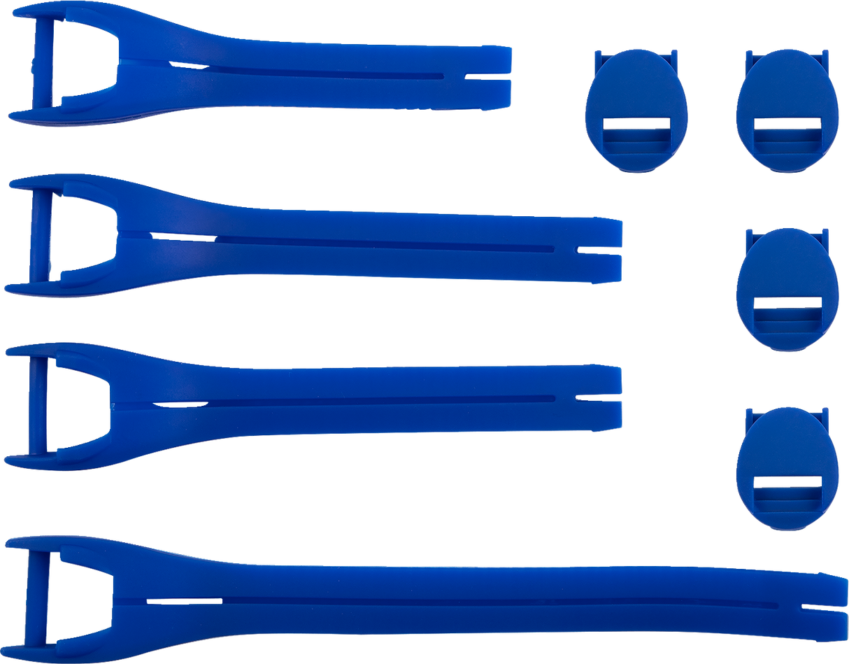 MOOSE RACING Qualifier Boot Strap Kit - Blue - Size 10-15 3430-1020 - Cycle City Outdoors