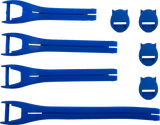 MOOSE RACING Qualifier Boot Strap Kit - Blue - Size 10-15 3430-1020 - Cycle City Outdoors