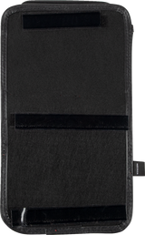 SHOW CHROME Kaliber Dash Pouch - Black with Red Stitching H44-4RED