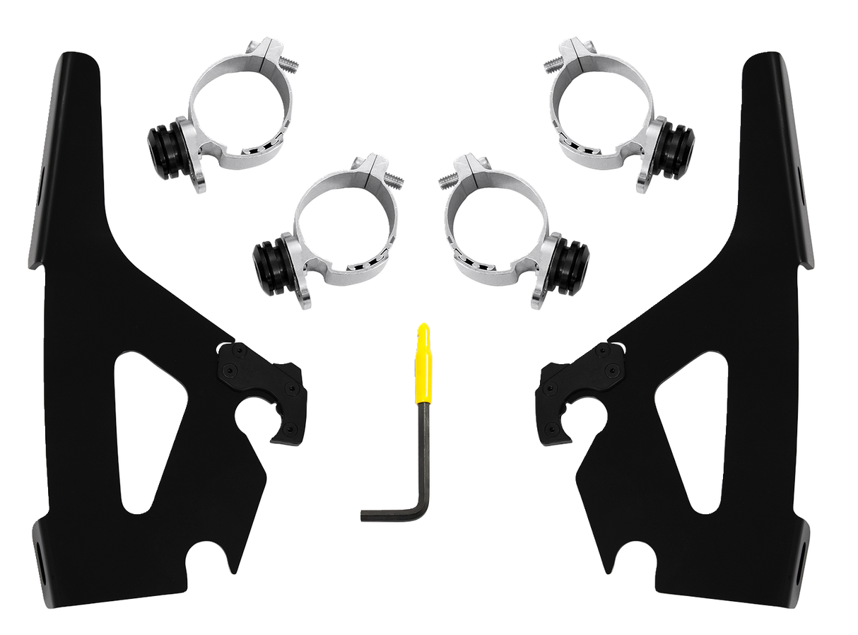 MEMPHIS SHADES Batwing Mounting Kit - Black - Chief MEB2075