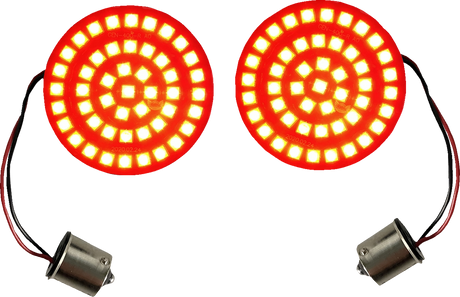 Custom Dynamics Turn Signal Insert - LED - Red - 1156 GEN-4-R-1156 - Cycle City Outdoors