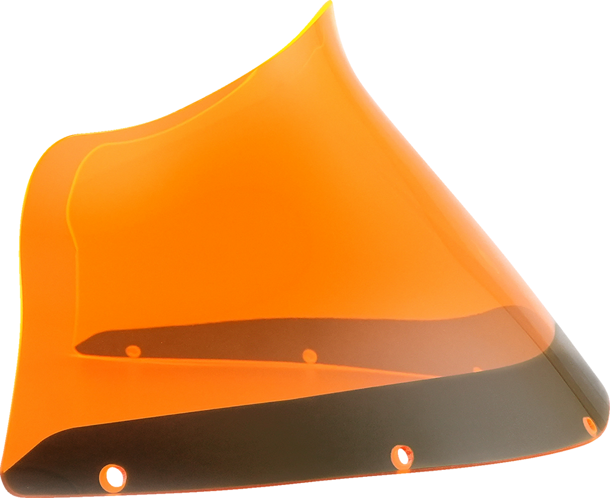 KLOCK WERKS Kolor Flare* Windshield - 9" - Orange Ice - FXRP KWW-02-0608
