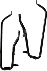 DRAG SPECIALTIES Saddlebag Support Brackets - Black - FL '09-'10 S77-0138GB