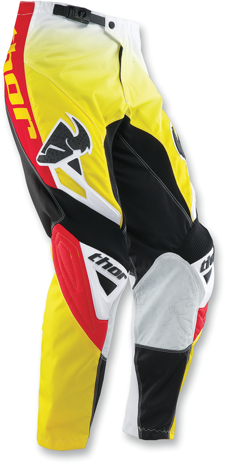 Thor Phase Streak Pants - Yellow/White - 40 2901-3962 - Cycle City Outdoors
