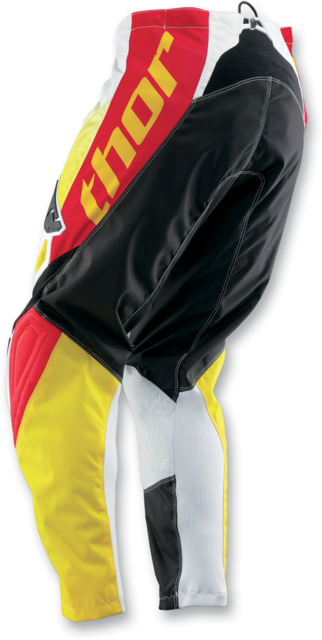 Thor Phase Streak Pants - Yellow/White - 40 2901-3962 - Cycle City Outdoors