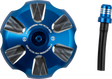 MOOSE RACING Aluminum Gas Cap - Blue - Sherco T03-5116L - Cycle City Outdoors