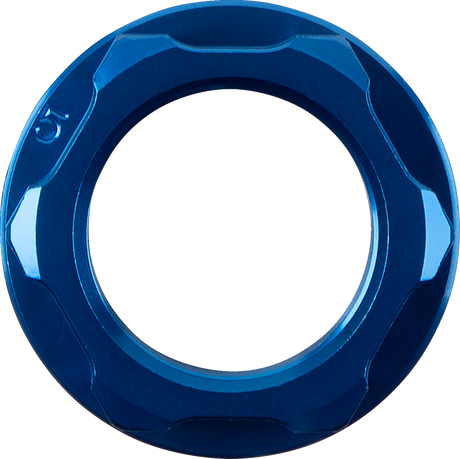 MOOSE RACING Steering Stem Nut - Blue C23-4244L - Cycle City Outdoors