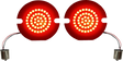 Custom Dynamics Turn Signal Insert - LED - Red - Flat GEN-4-R-1156-T - Cycle City Outdoors