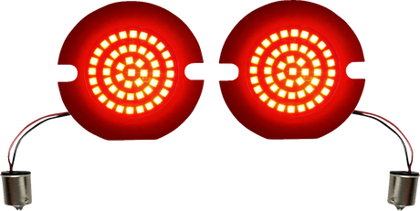 Custom Dynamics Turn Signal Insert - LED - Red - Flat GEN-4-R-1156-T - Cycle City Outdoors