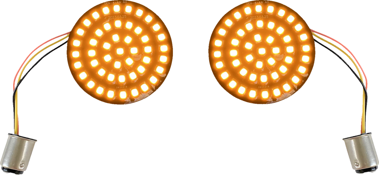 Custom Dynamics Turn Signal Insert - LED - Amber - 1157 GEN-4-A-1157 - Cycle City Outdoors