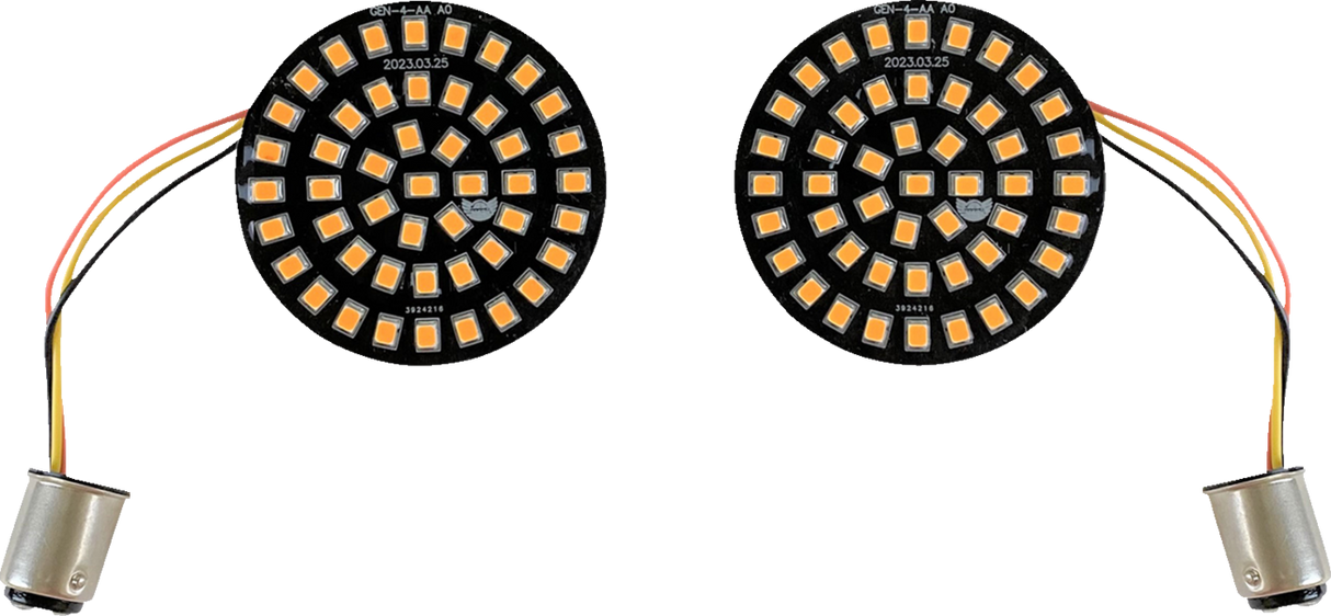 Custom Dynamics Turn Signal Insert - LED - Amber - 1157 GEN-4-A-1157 - Cycle City Outdoors