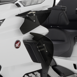 SHOW CHROME Lower Wind Deflectors - Black - GL 1800 52-934LBK