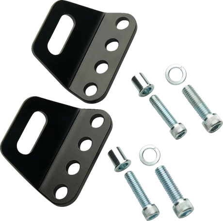 CIRO Tie-Down Brackets - Rear - Black 66051 - Cycle City Outdoors