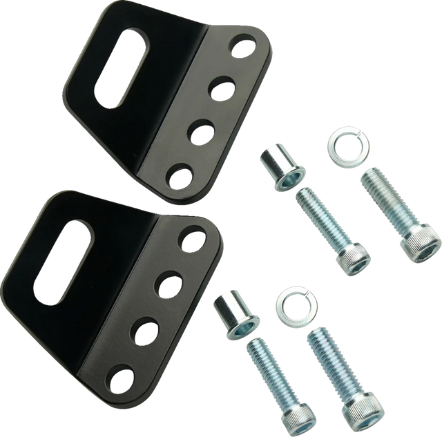 CIRO Tie-Down Brackets - Rear - Black 66051 - Cycle City Outdoors