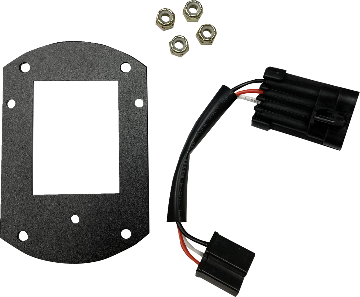 Custom Dynamics Mounting Kit - Headlight - Satin Black - FXLRST CD-LRST-HL-KIT - Cycle City Outdoors