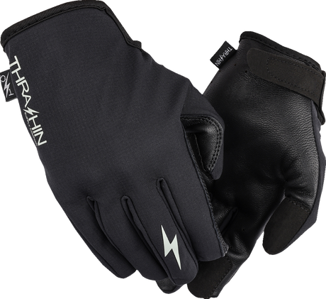 THRASHIN SUPPLY CO. Windbreaker Stealth Gloves - Black - Large SV1-19-10
