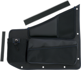 SHOW CHROME Kaliber Side Organizer - Driver and Passenger - Black w/ Blue Stitching H44-7BLU