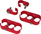SHOW CHROME Hose Clamp Set - Slingshot 44-101RED