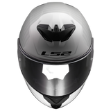 LS2 Rapid III Motorcycle Helmet Flow Gloss White / Gray / Black