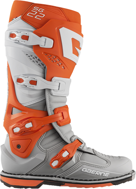 Sg 22 Boots Orange/White/Grey Sz 12