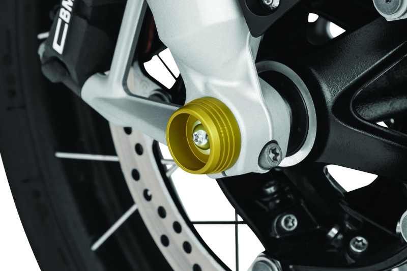 Kuryakyn Lodestar Axle Sliders Gold - Cycle City Outdoors