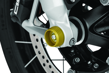 Kuryakyn Lodestar Axle Sliders Gold - Cycle City Outdoors