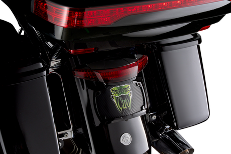 CIRO Taillight/License Plate Mount - Red Lens - Black 40474 - Cycle City Outdoors