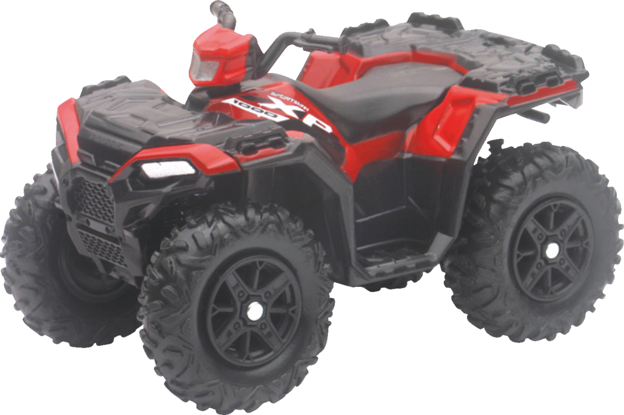 New Ray Toys Mini Polaris Sportsman XP1000 - 1:12 Scale - Black/Red 07363